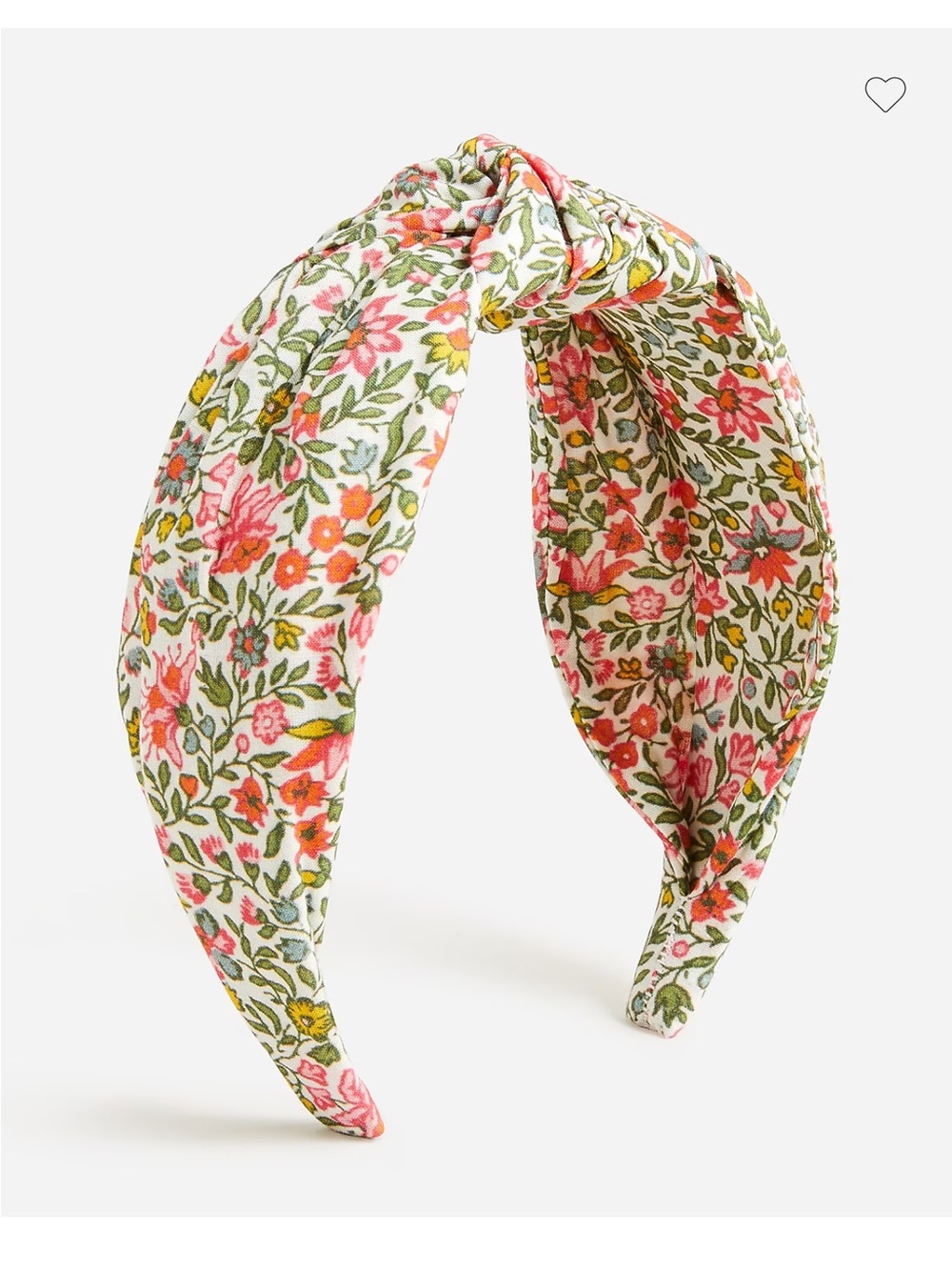 NWT J. CREW Floral Knot Headband - Pink & Green